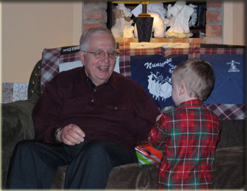 picture of Fr. Bob & Caleb